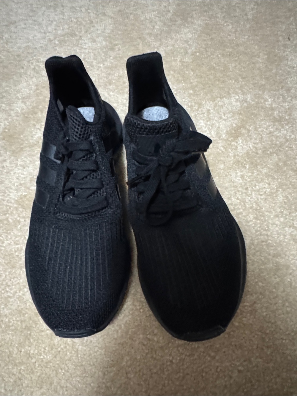 adidas Women’s All-Black Knit Athletic Sneakers